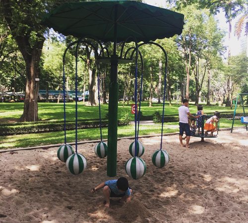 Playground at Tao Dan Park