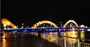 dragon bridge in Da Nang