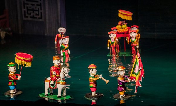 water puppet show hanoi
