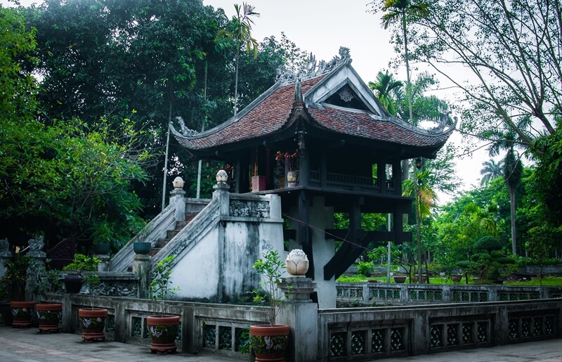 one pillar pagoda 800